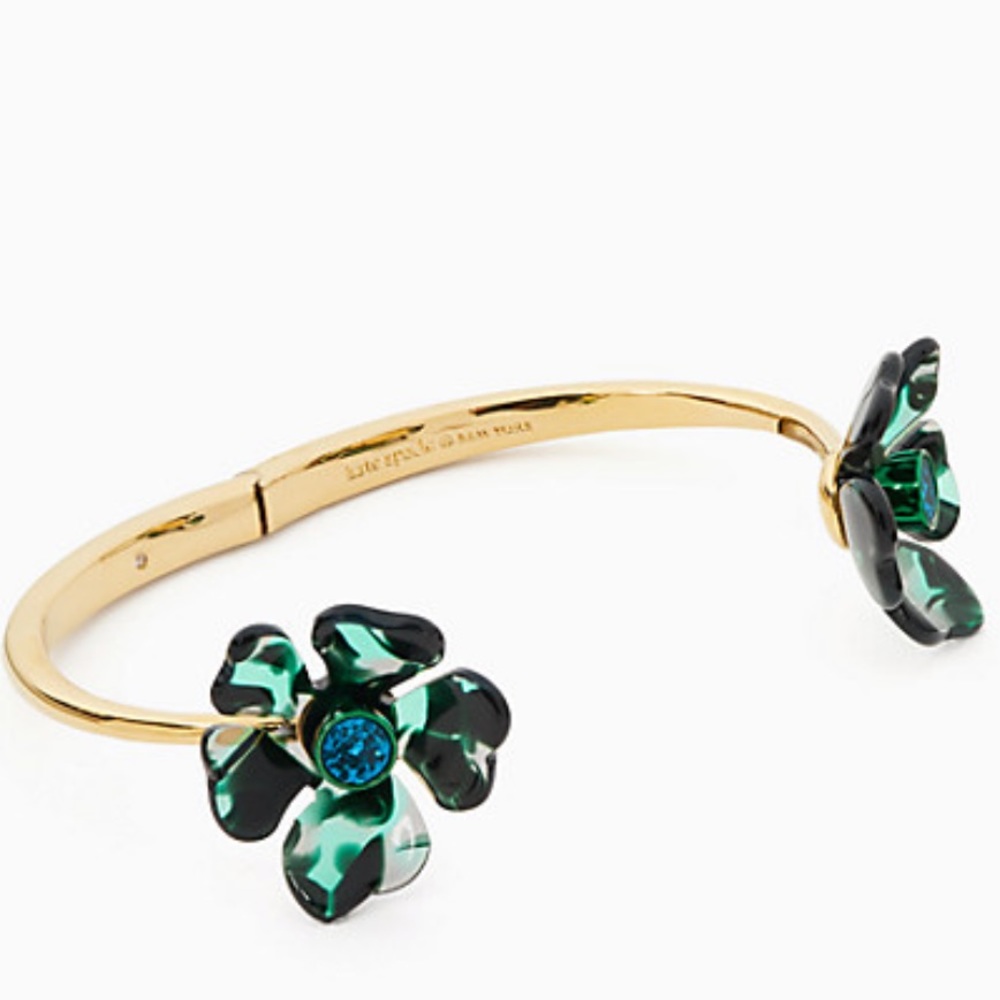 New Kate Spade petal pushers open hinged cuff - Picture 6 of 10